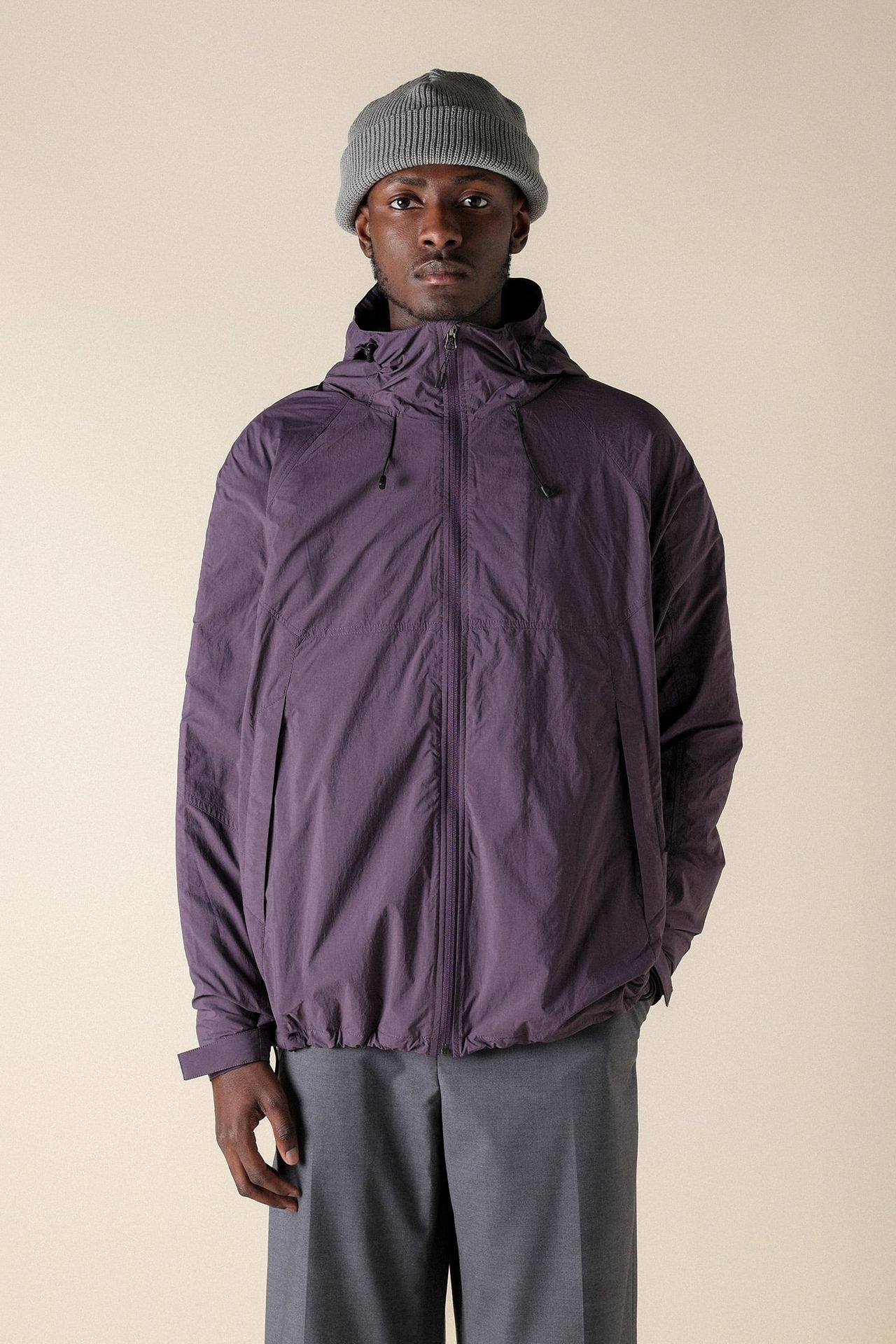 UNISEX SL BT THERM MESH HOODY JACKET MIDNIGHT PLUM | Online Outlet