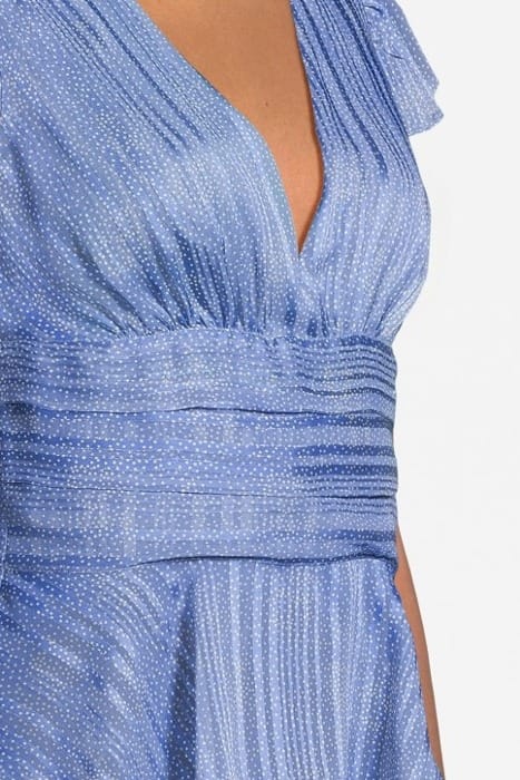AGUEDA BLOUSE AZURE/WHITE 4