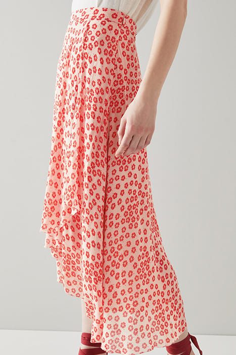 KRASNER MIDI SKIRT PINK 4