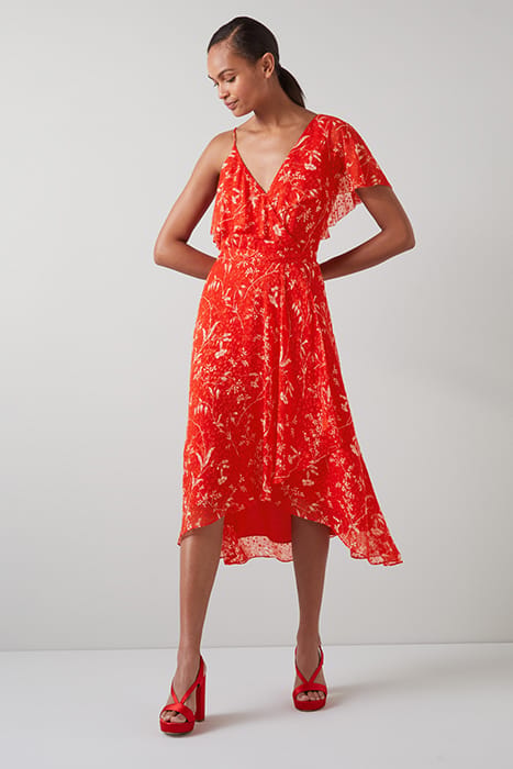 KRASNER MIDI DRESS RED 1
