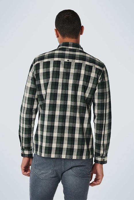 OVERSHIRT BUTTON CLOSURE BRUSHED CHECK RESPONSIBLE CHOICE DA 3