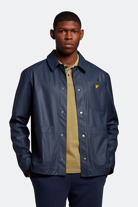 RUBBERISED WORK JACKET DARK NAVY 1