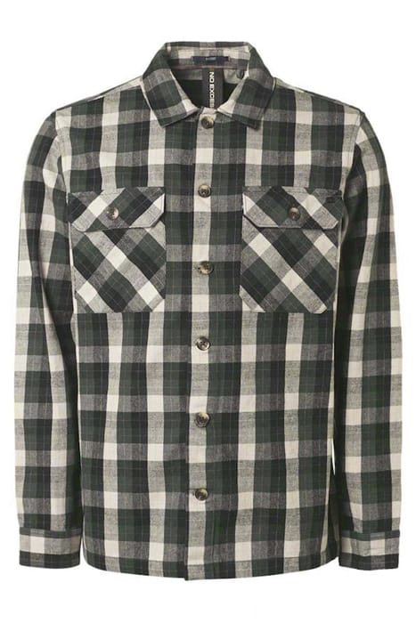 OVERSHIRT BUTTON CLOSURE BRUSHED CHECK RESPONSIBLE CHOICE DA 1