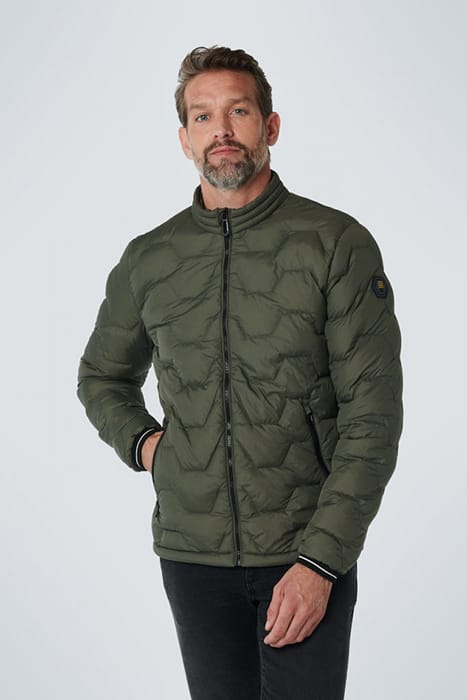 JACKET SHORT FIT PADDED MOSS 1