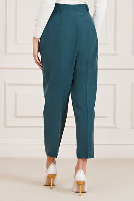 MARCIANO BY GUESS MALIKA PANT CHENILLE FORMAL GREEN 2