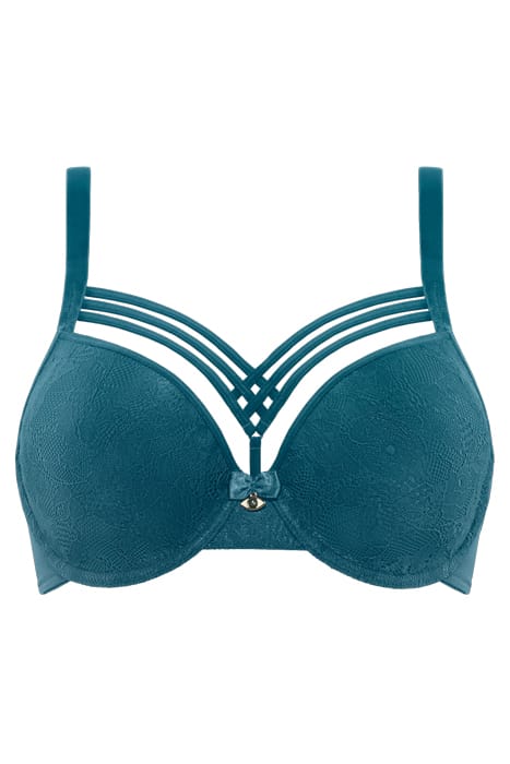 DAME DE PARIS LAGOON BLUE PLUNGE BRA 3