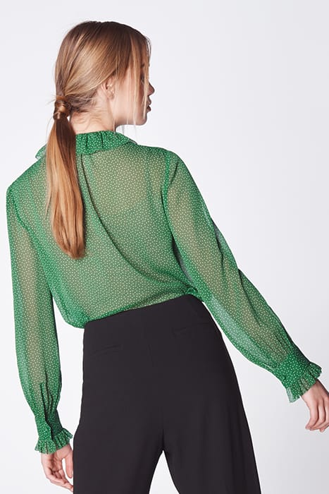 ELIZA BUTTON-DOWN SHIRT GREEN 2