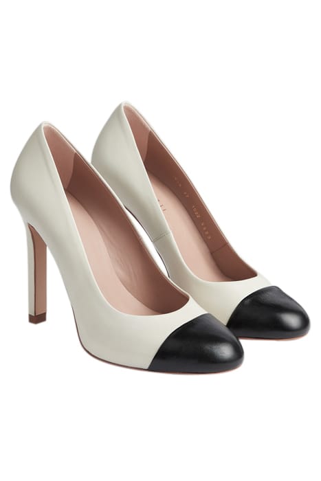 MYLAH PUMP BLACK/CREAM 2