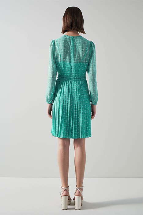 ARIA MINI DRESS GREEN 3