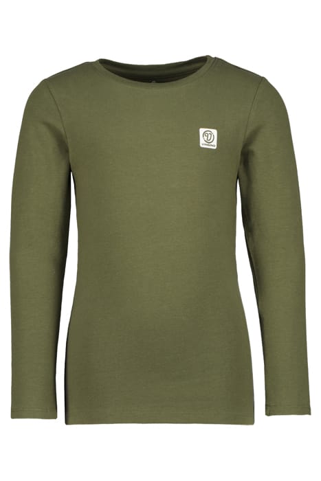 B-BASIC-LONGSLEEVE ARMY GREEN 1