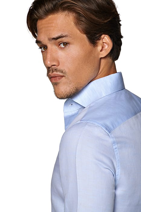 LIGHT BLUE TWILL EXTRA SLIM FIT SHIRT 5
