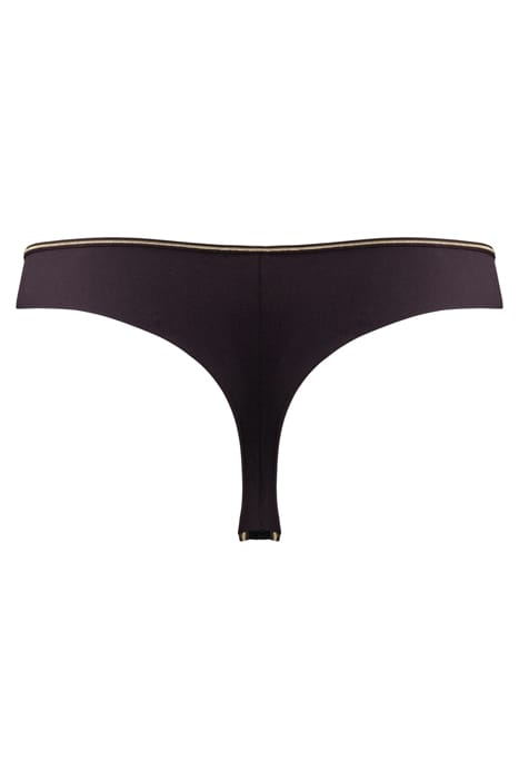 THE ADVENTURESS BLACK GOLD LUREX THONG 4