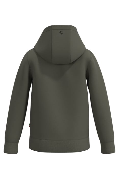 HOODY-CLASSIC-LOGO ARMY GREEN 2
