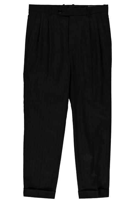 BLUES TROUSER PINSTRIPE BLK BRWN 1