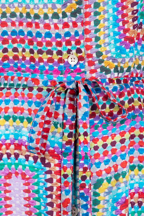 ATHEA LUISA DRESS RAINBOW BLUE 3