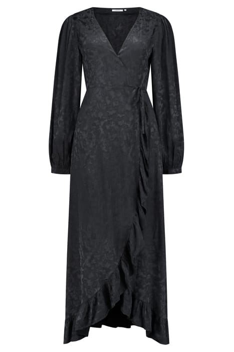 LADIES MODENA DRESS FOREST JAQUARD DARK NAVY BLUE 6