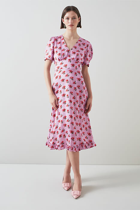 ELSON MIDI DRESS LAVENDER 2
