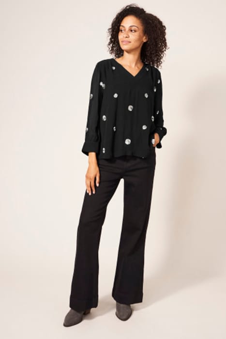 ELISA SEQUIN TOP BLACK 2