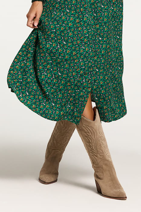 LADIES AREQUIPA SKIRT POPPY FLOWER RAIN GREEN FLOWER 5