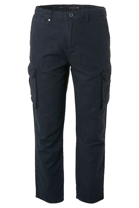 PANTS CARGO WITH LINEN GARMENT DYED NIGHT 4