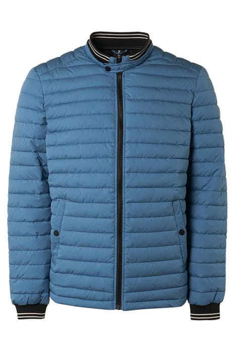 JACKET SHORT FIT PADDED BLUE 4