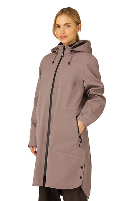 RAIN128 SOFT SHELL COAT OLD LAVENDER 1