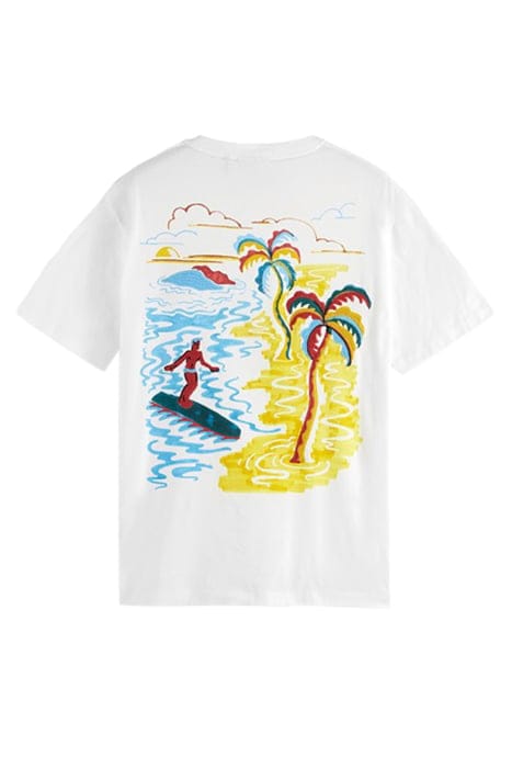 FRONT BACK ARTWORK TEE WHITE 2