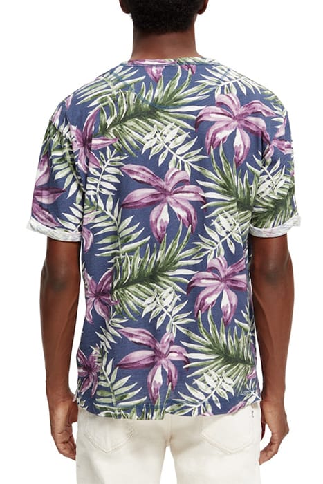 FLORAL-PRINT RELAXED-FIT T-SHIRT COMBO A 4