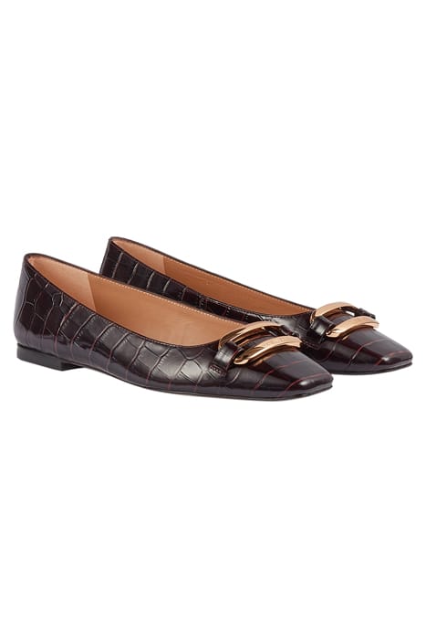 CAYDEN BALLERINA SHOES BORDEAUX 2