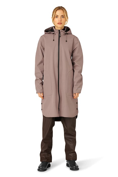 RAIN128 SOFT SHELL COAT OLD LAVENDER 2