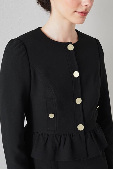 FOLLY CROPPED JACKET BLACK 10