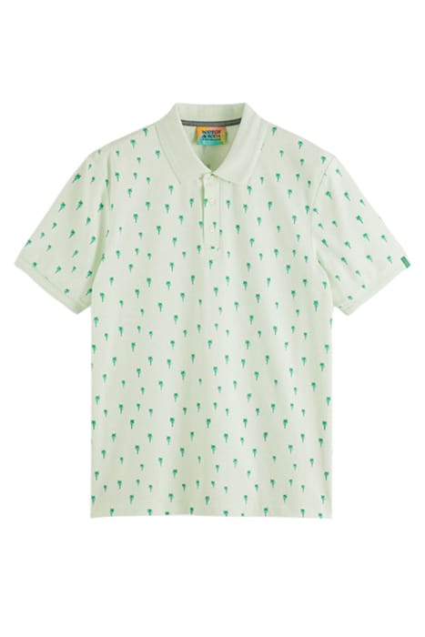 MINI PALM PRINT POLO MINT 1