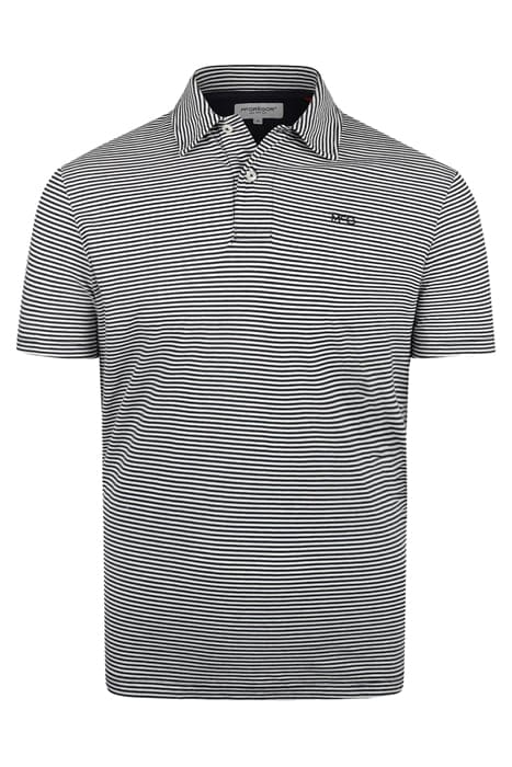 STRIPE JERSEY POLO NAVY 1