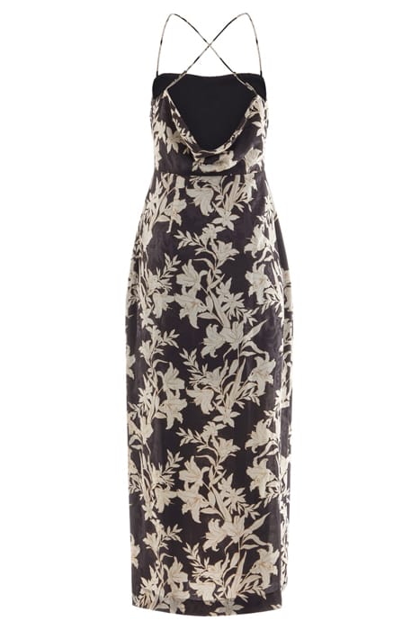 MARCIANO BY GUESS SUNBURST BLACK DRESS SUNBURST BLACK PRINT 4