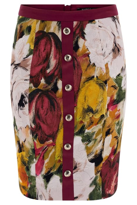 MARCIANO BY GUESS AUTUMN GARDEN BROCAD MINI SKIRT PRINT 4