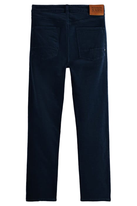 RALSTON REGULAR SLIM PANTS IN STRETCH CORDUROY STEEL 2