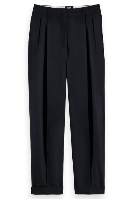 MILA - HIGH RISE TAPERED PLEATED CHINO NIGHT 1