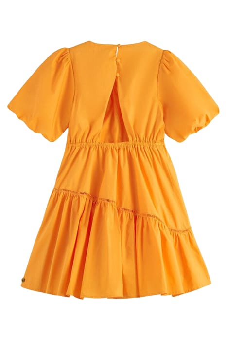VOLUMINOUS TAPE DETAIL DRESS PAPAYA 9