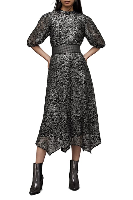 CAMILA BRODERIE DRES GUNMETAL GREY 4