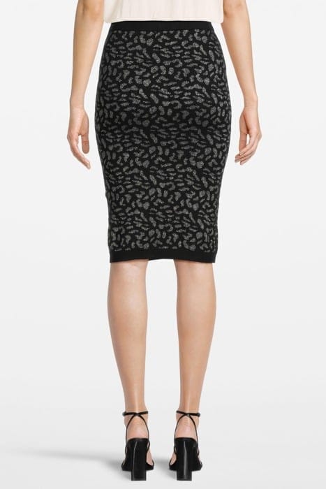 GIORNALAIO GONNA JACQUARD LURE BLACK/SILVER 2