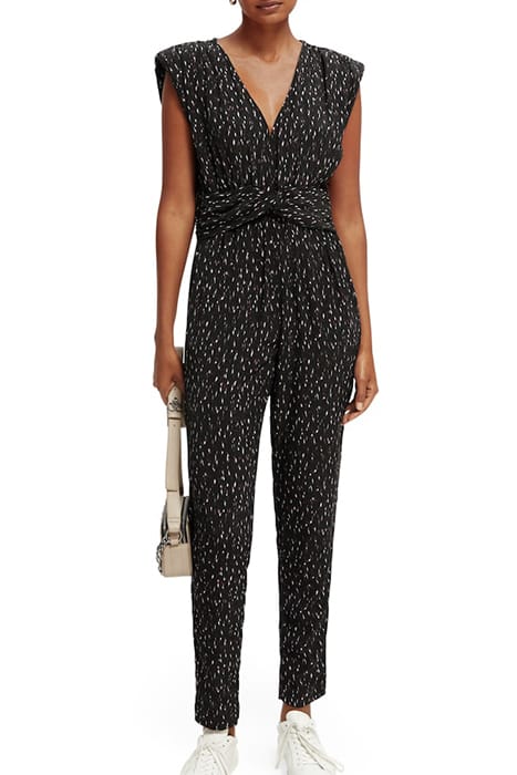 JUMPSUIT WITH KNOTTED BELT IKAT RAIN 2