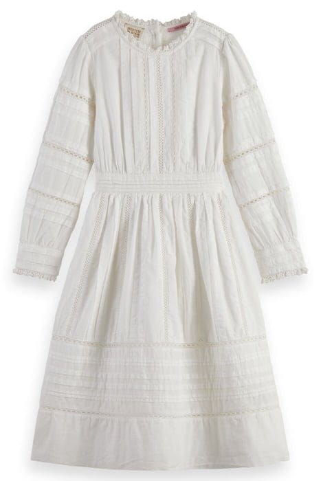 LONG-SLEEVED CEREMONIAL DRESS OFF WHITE 1