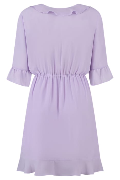 JORI RUFFLE DRESS LILAC 2