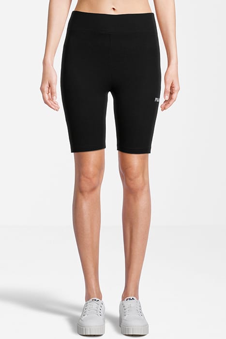 BUCKAUTAL HIGH WAIST SHORT LEGGINGS BLACK 1