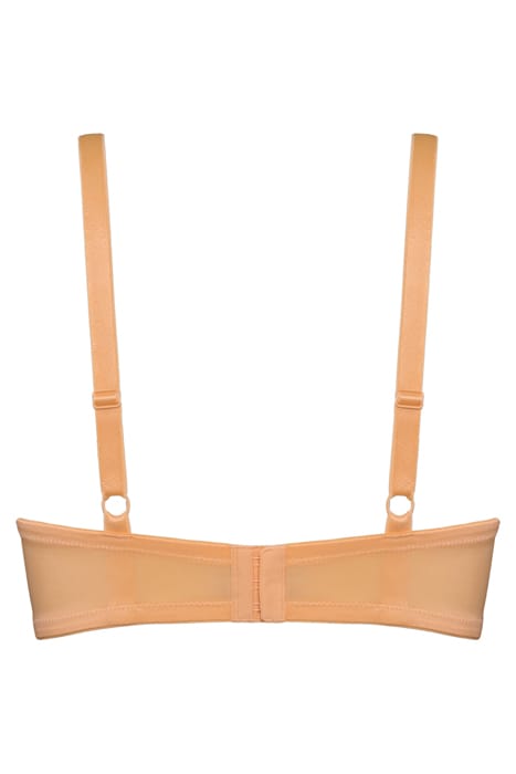 DAME DE PARIS APRICOT AND GOLD BALCONY BRA 5
