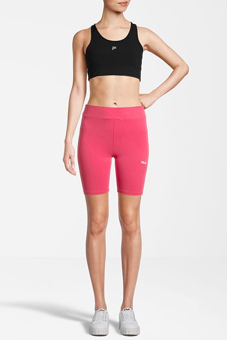 BUCKAUTAL HIGH WAIST SHORT LEGGINGS CARMINE 3