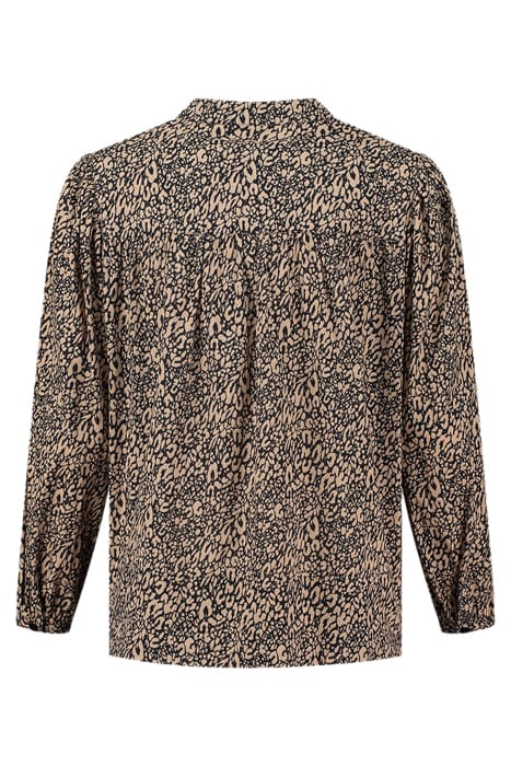ROCHA BLOUSE BLACK/TAUPE 2