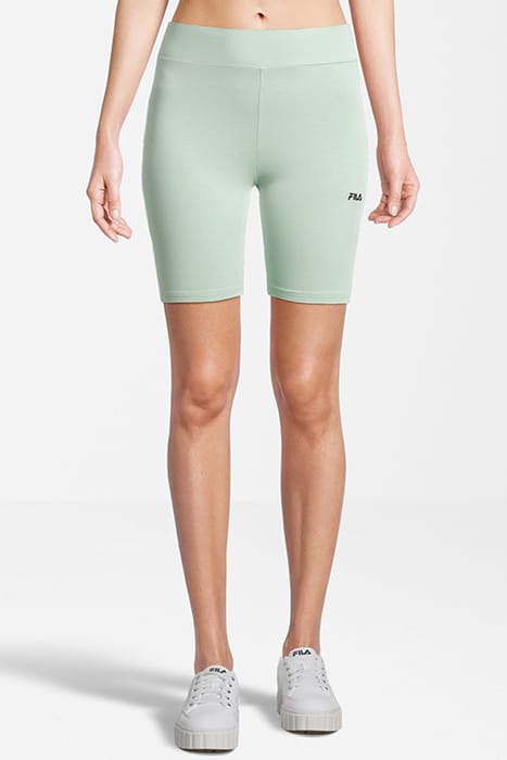 BUCKAUTAL HIGH WAIST SHORT LEGGINGS SILT GREEN 1