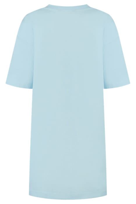 NIKKIE LOGO TEE DRESS LIGHT BLUE 2