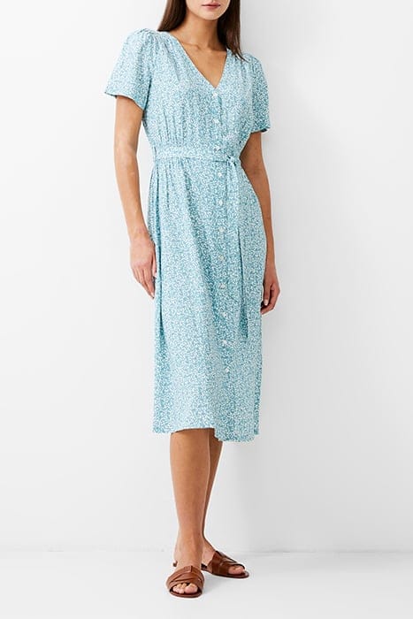 BREYA BUTTON MIDI DRESS STILL WATER 1